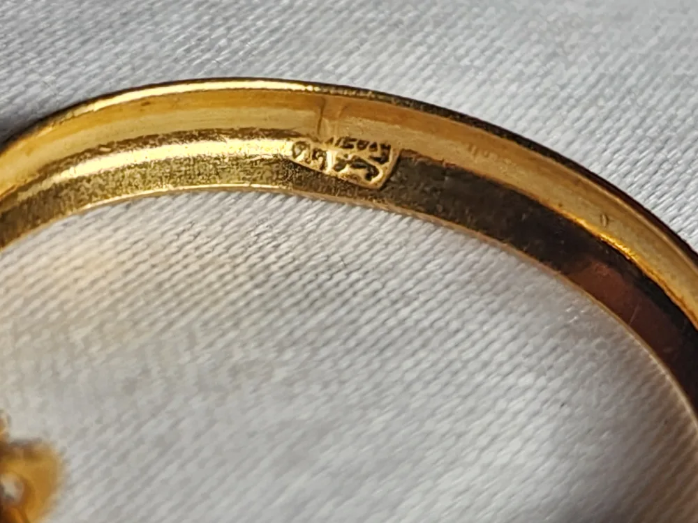 Women's Gold Hoop Earing image indicator(3)