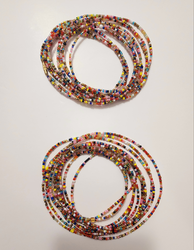 Triple Waist Beads - Various Colors - photo 4
