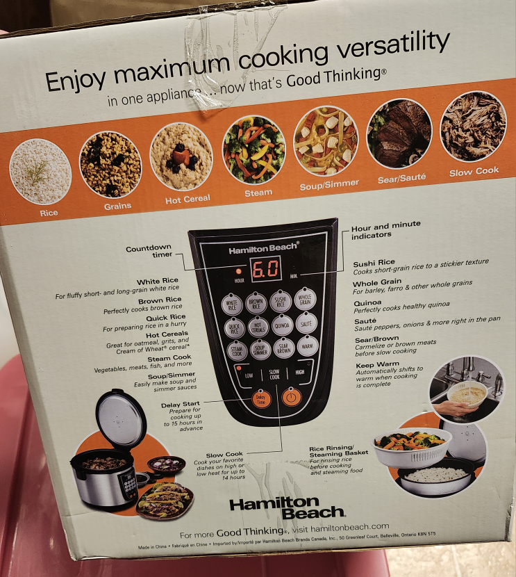 Hamilton Beach multicooker - photo 2