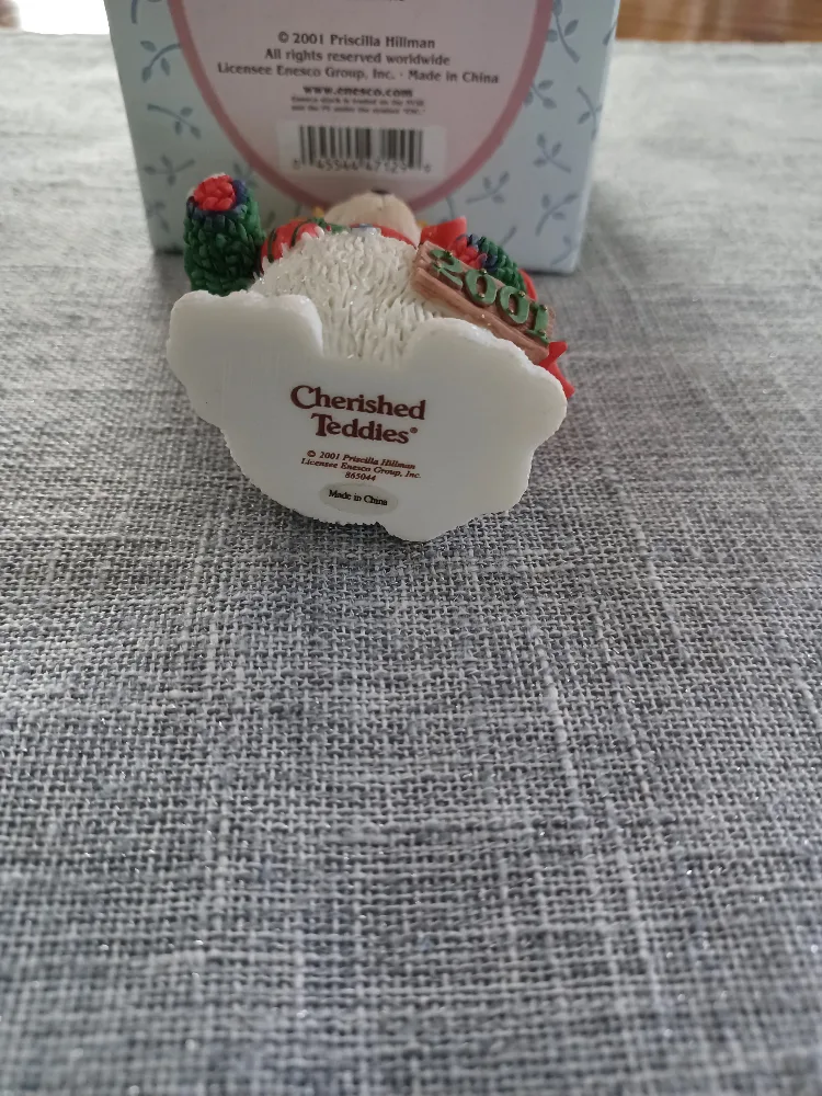 Cherished Teddies Snowbear Ornament - Dated 2001 image indicator(4)