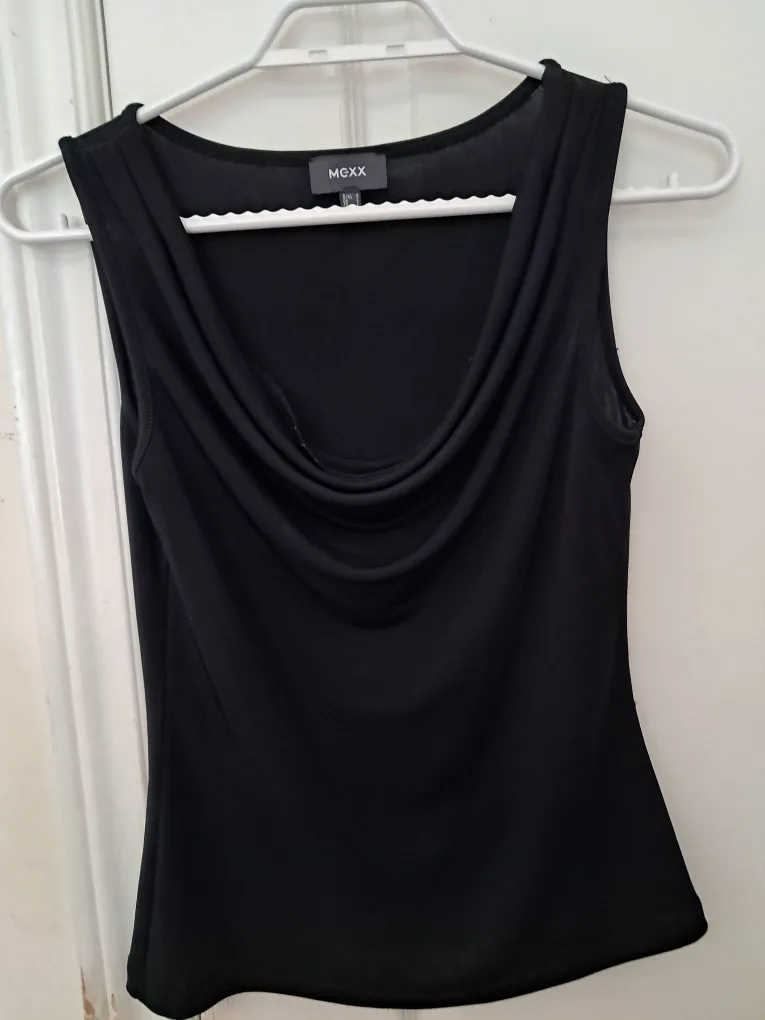 MEXX Black Sleeveless Top - Size S thumbnail