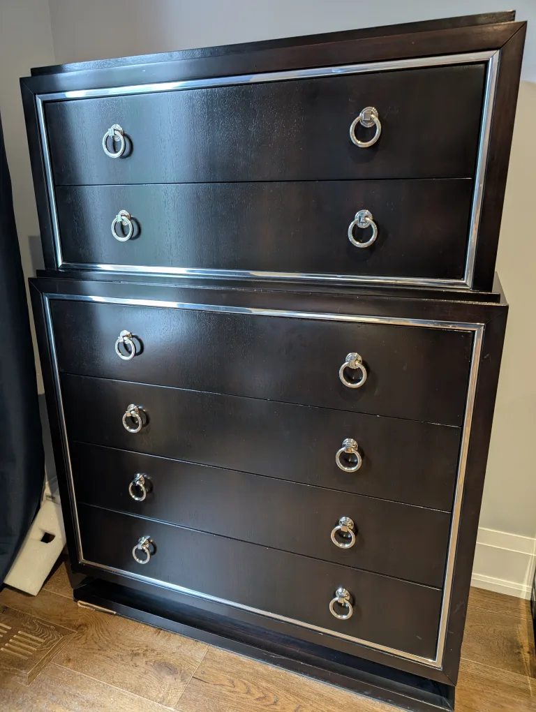 Dark Wood Chest of Drawers thumbnail