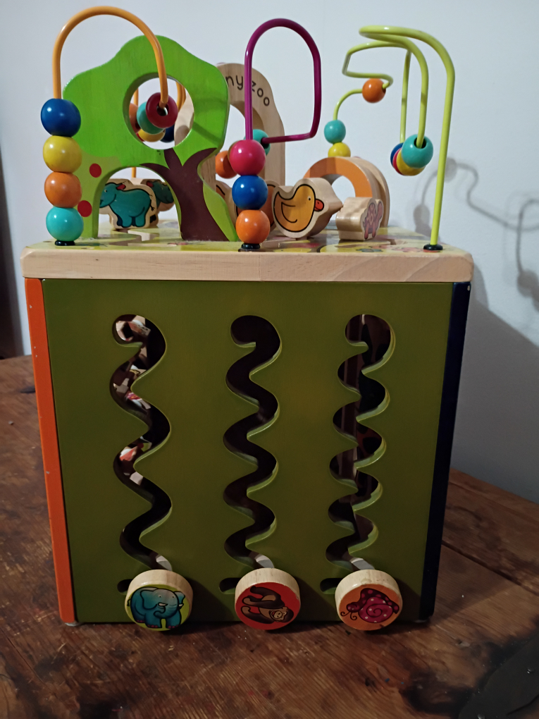 Wooden Activity Cube. 10 bucks. - photo 2