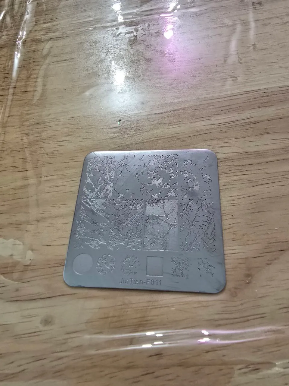 🖋 Nail Stamping Plate – JinTian F011 🖋 thumbnail