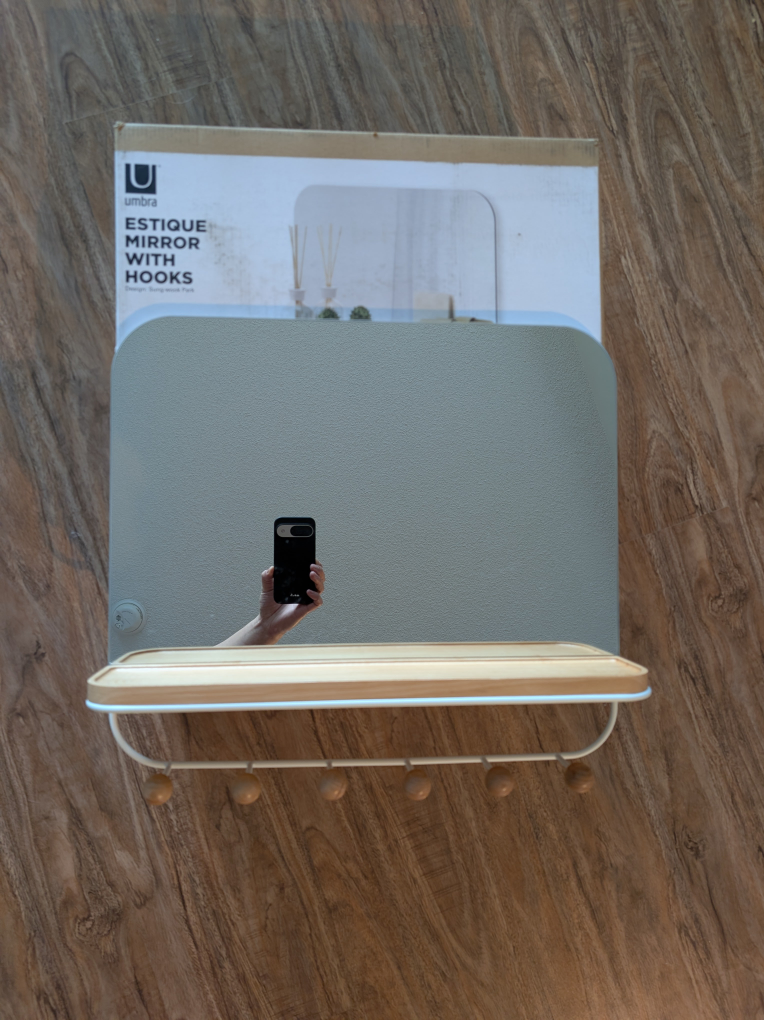 Umbra Estique Mirror with Hooks - photo 4
