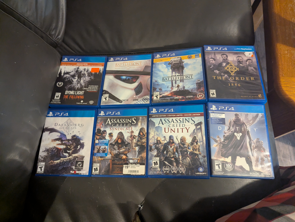 PS4 Games Bundle: Dying Light, Battlefront, Assassin's Creed