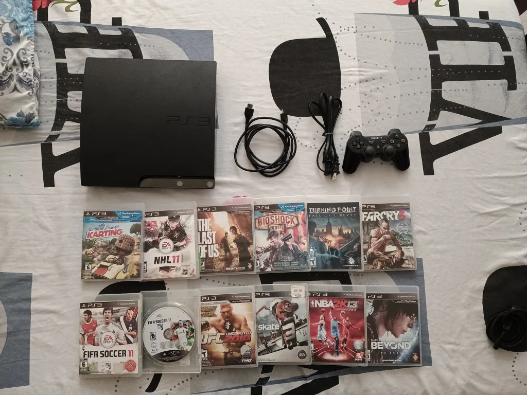 PS3 + 12 Top Games ( Includes SKATE 3 !!! ) thumbnail