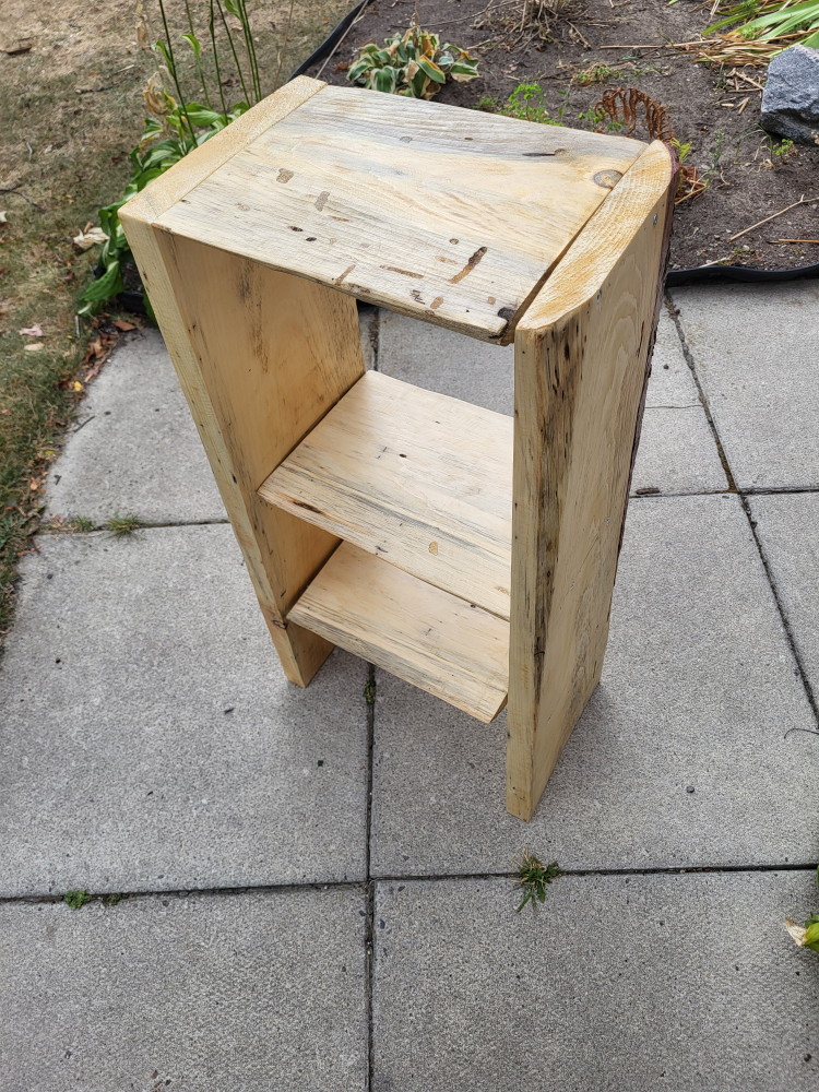 Ugly Terrible Wooden Side Table