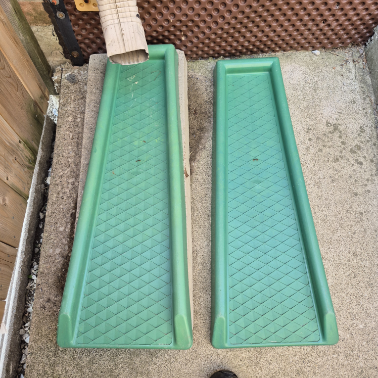 Plastic Splash Block Slate