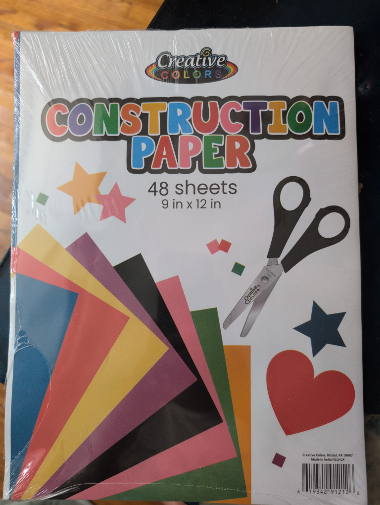 Creative Colors Construction Paper - 48 Sheets