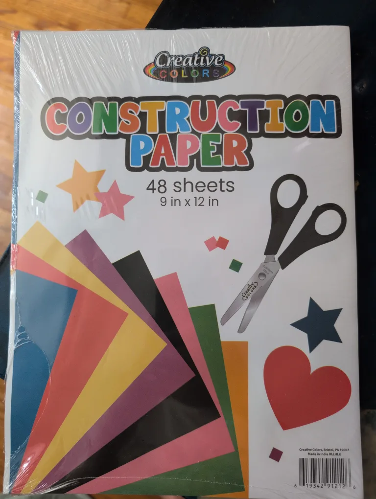 Creative Colors Construction Paper - 48 Sheets thumbnail