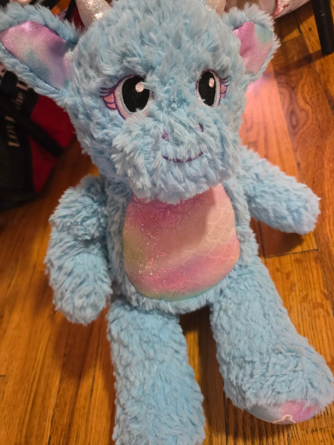 [freecycle] Build-A-Bear Blue Unicorn Plush thumbnail