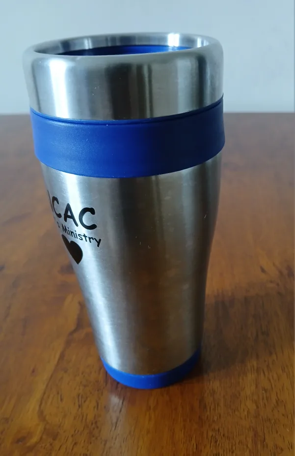 Blue aluminum tumbler, 12-14 oz thumbnail