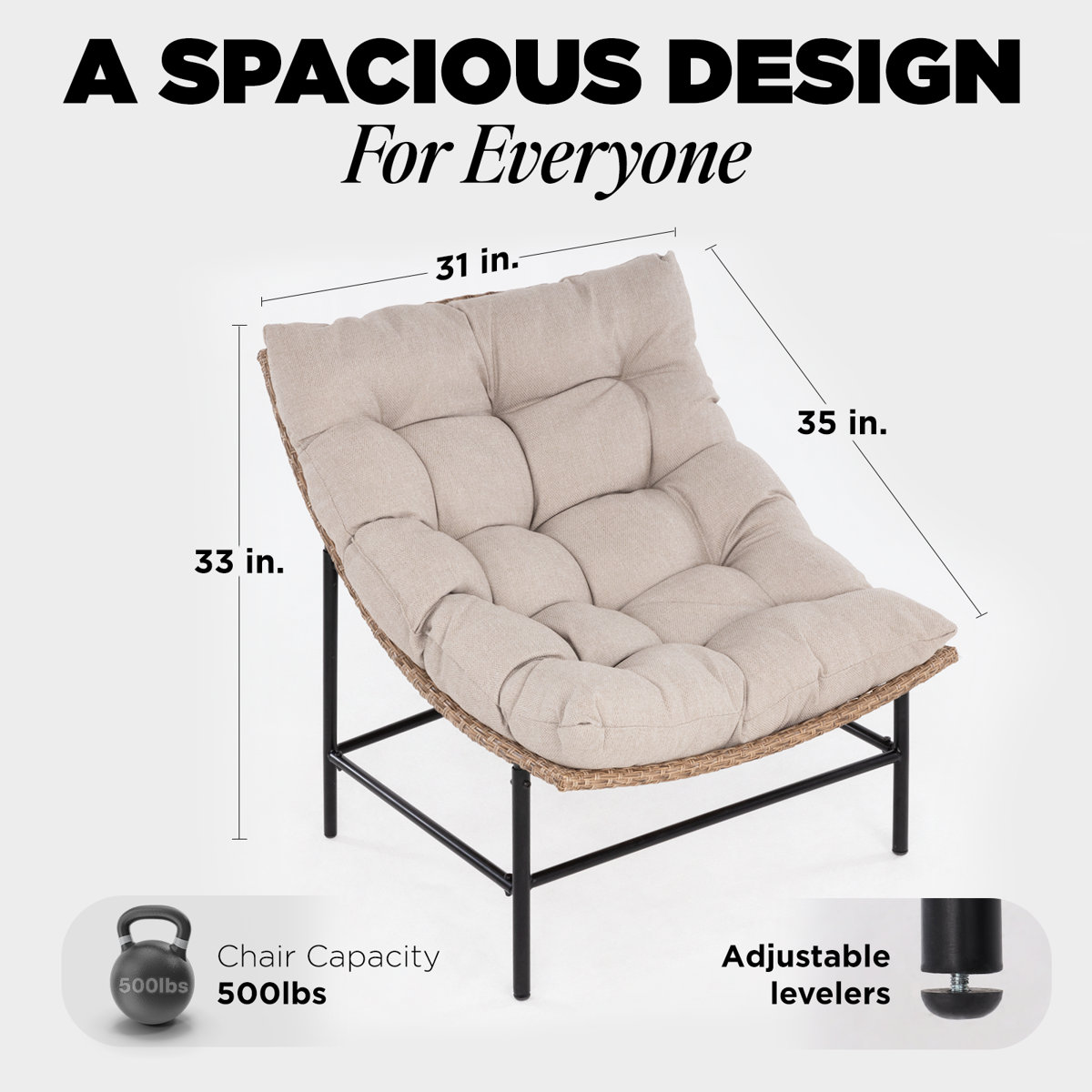 Outdoor Lounge Chairs - Set of 2 - New - photo 3