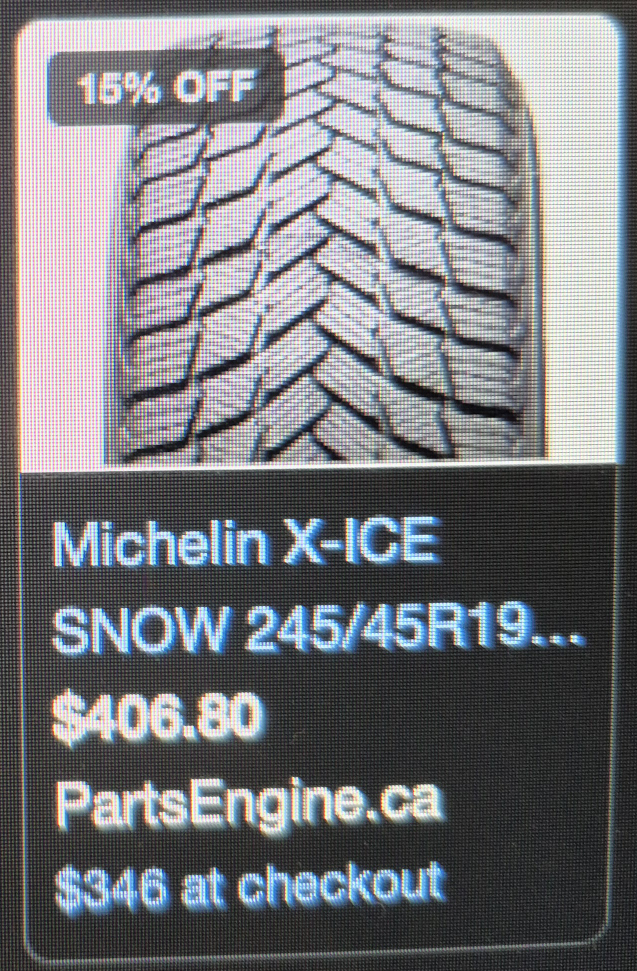 Michelin 1winter tire like new - photo 3
