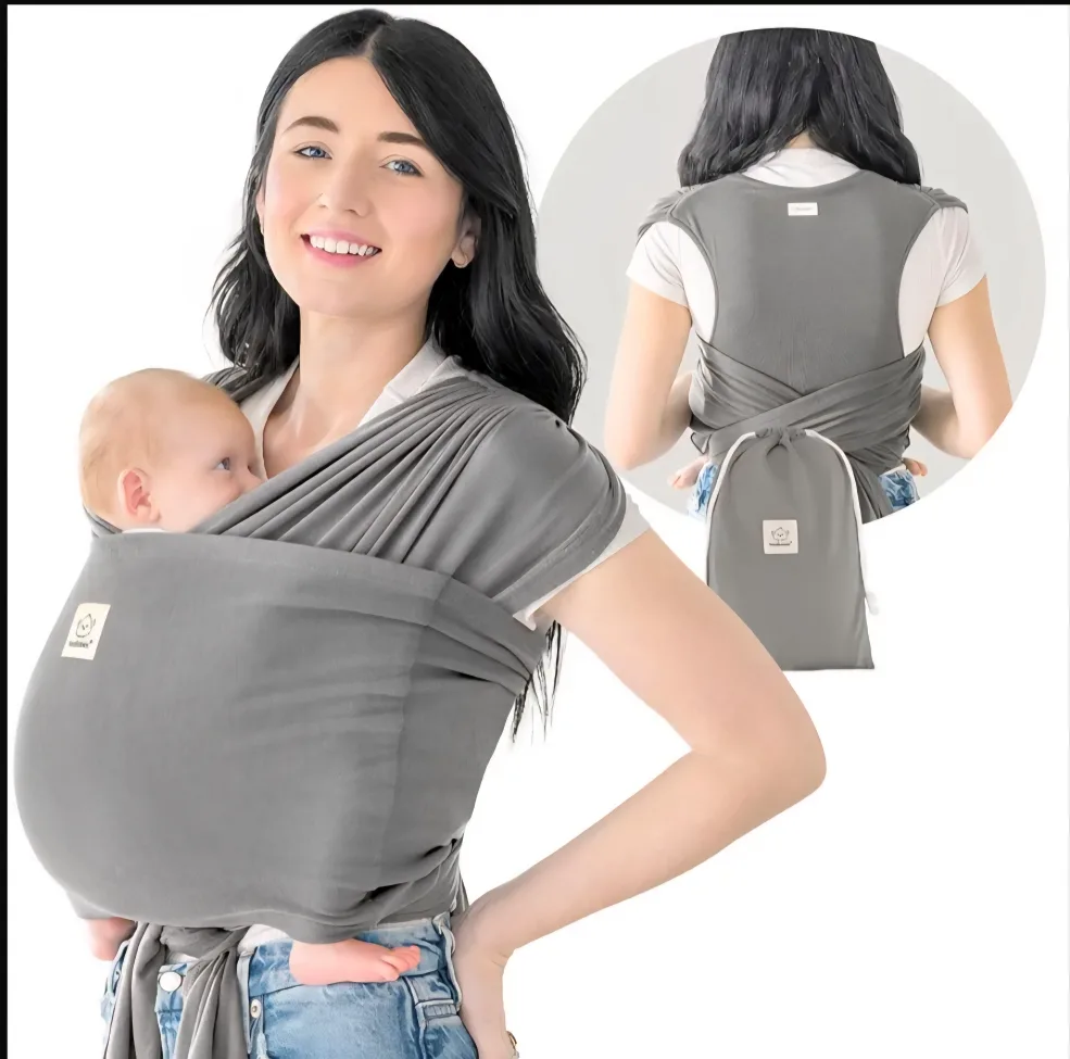 KeaBabies Baby Wrap Carrier - Adjustable Size by KeaBabies thumbnail