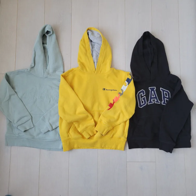 Set of 3 Hoodies-- SMALL-- Gap Kids & Champion thumbnail