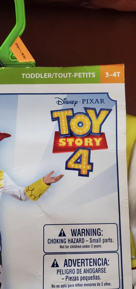 New Disney Toy Story Jessie Costume 3-4T image indicator(4)