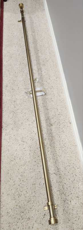Adjustable (16 - 72 inch) Drapery Curtain Rod - Warm Gold - photo 2