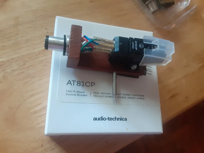 Audio-Technica AT81CP Cartridge - Brand New for your TT image indicator(5)