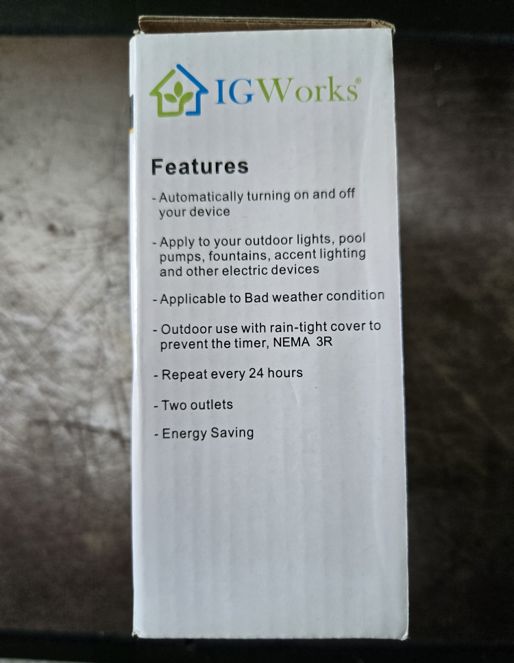 IGWorks 24 Hour Outdoor Timer - Heavy Duty - photo 5