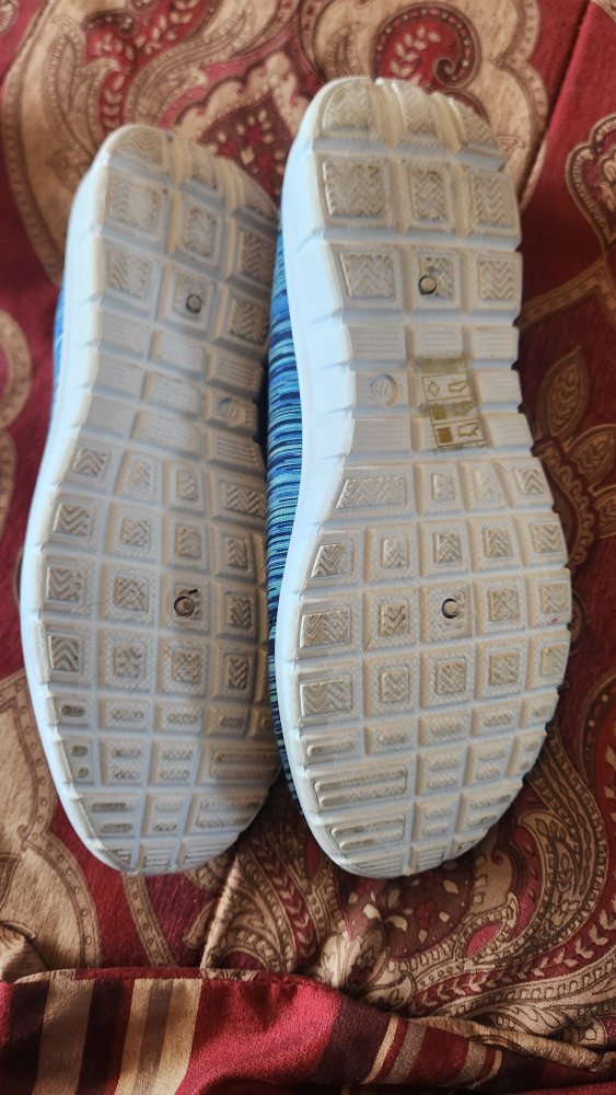 Take A Walk Blue Slip-On Shoes - Size M - photo 3