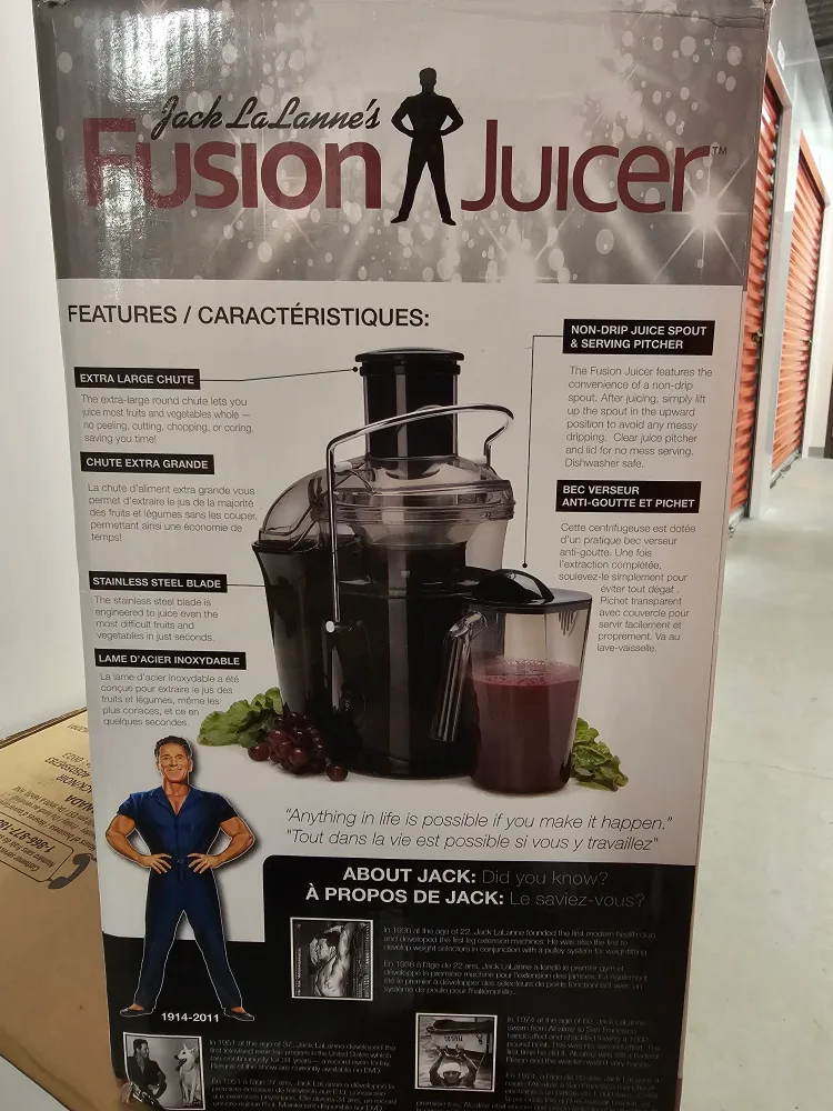Jack LaLanne's Fusion Juicer 100 Year Anniversary Edition thumbnail