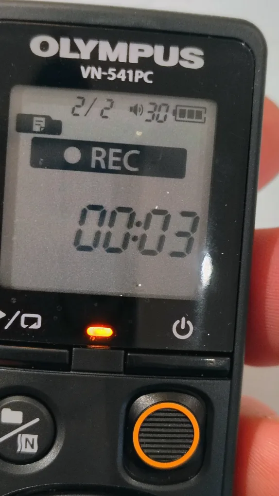 Olympus VN-541PC Voice Recorder image indicator(4)