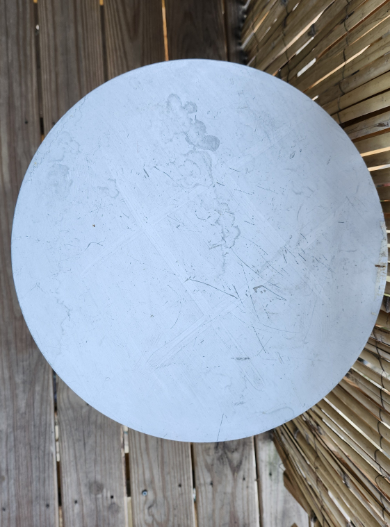 Round Steel Side Table - photo 3