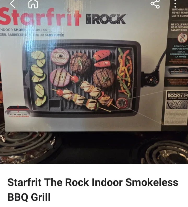 BBQ Grill Starfrit The Rock Indoor Smokeless thumbnail