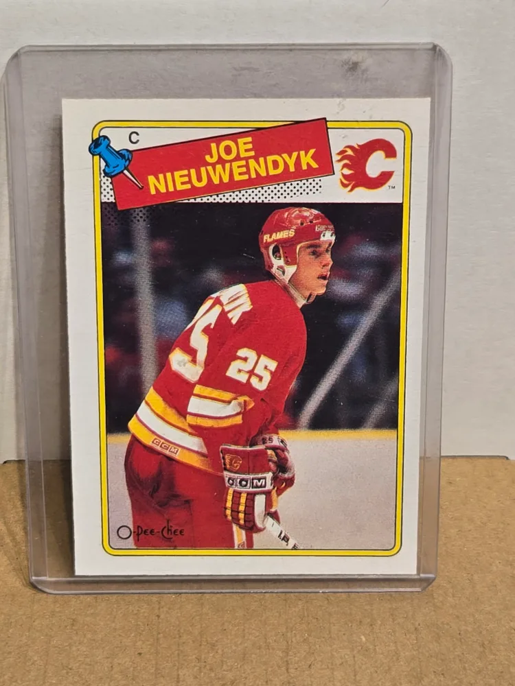 Joe Nieuwendyk 1988 O-Pee-Chee Hockey Card thumbnail