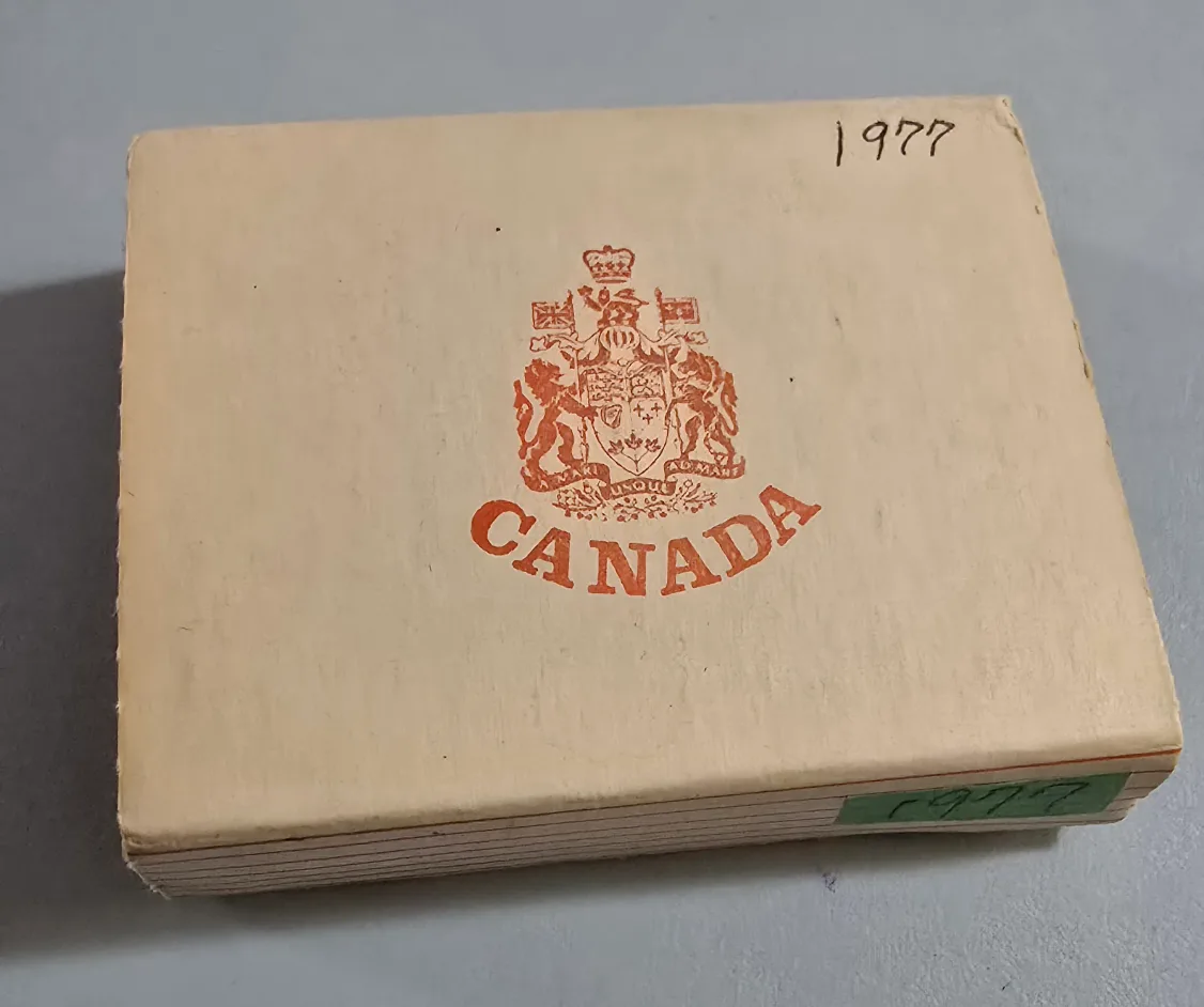 1977 Canada Silver Dollar Coin thumbnail