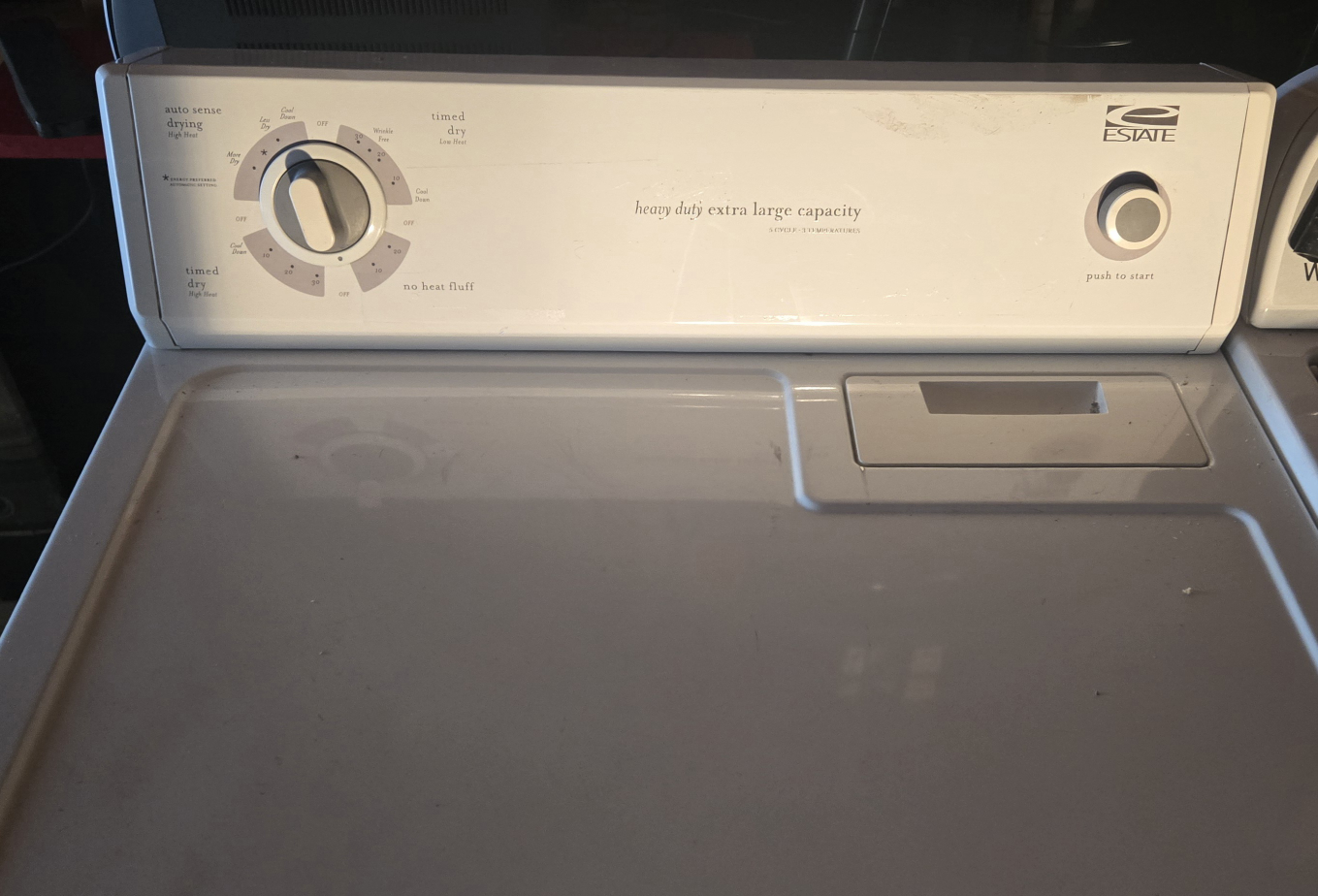 Estate Heavy Duty Extra Large Capacity Dryer - photo 2