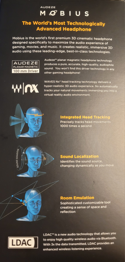 Audeze Mobius 3D Cinematic Headphones - photo 3