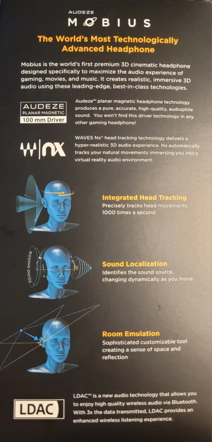 Audeze Mobius 3D Cinematic Headphones image indicator(3)