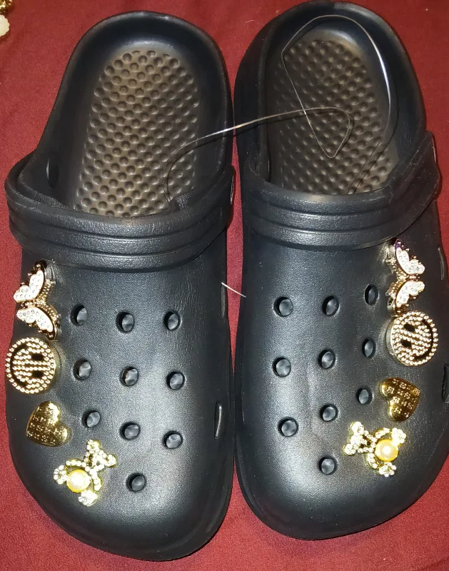 Black Clogs with Charms thumbnail