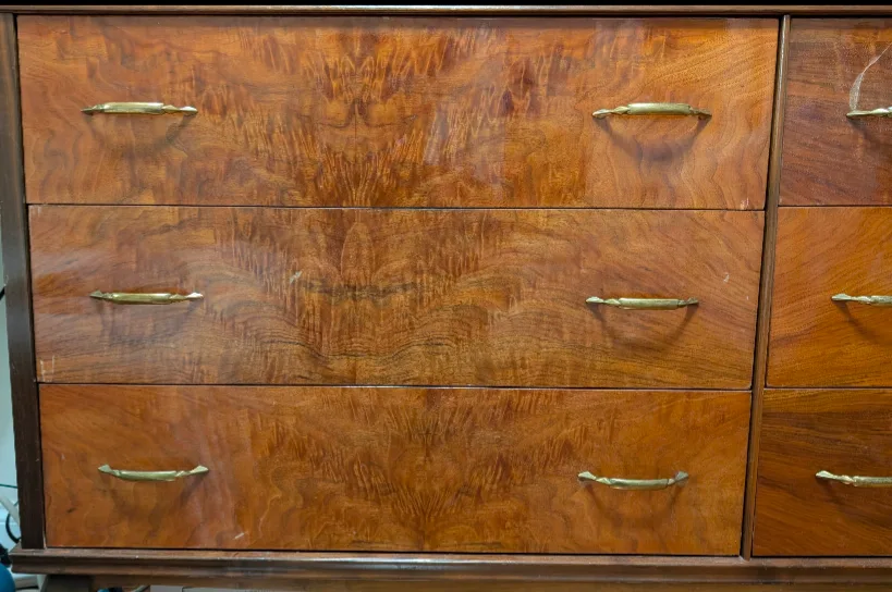 Wooden Dresser with Glass Marble Top image indicator(5)