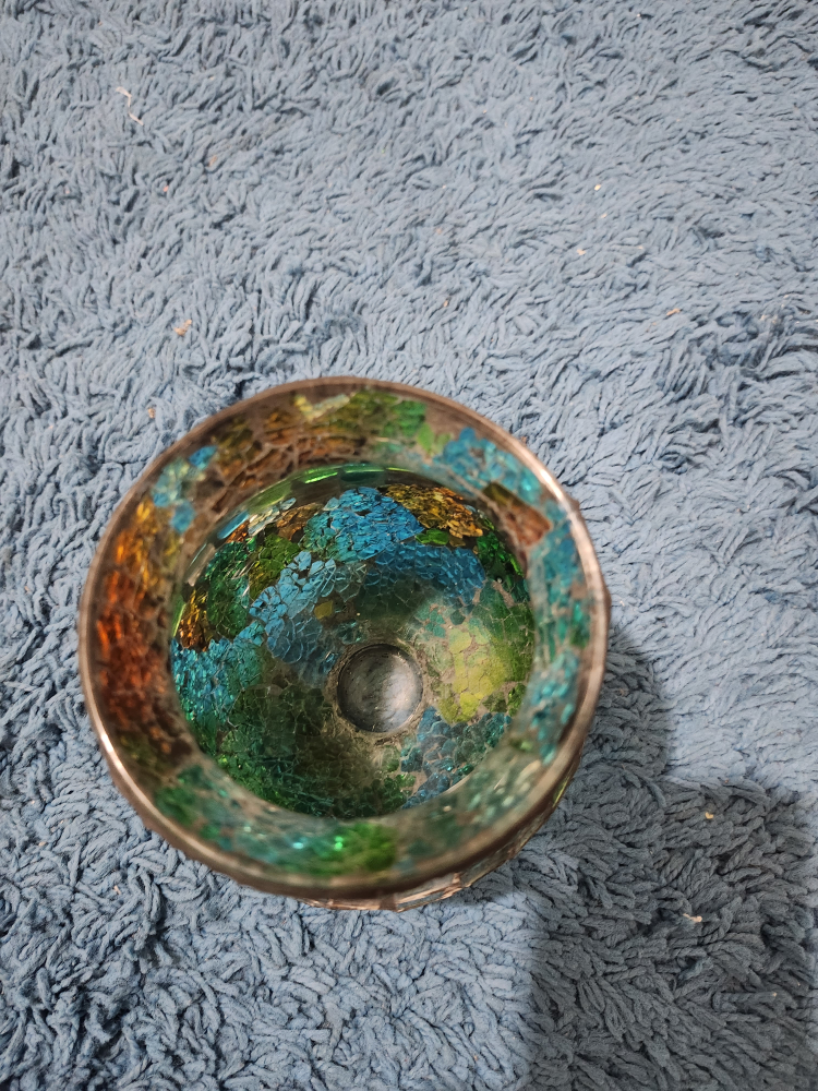 Mosaic Tealight Candle Holder - photo 2