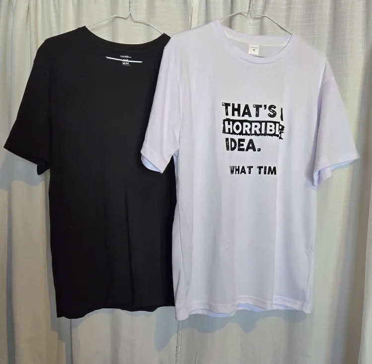 Men's Medium-Sized Short Sleeve Top Duo $10 for Both image indicator(2)