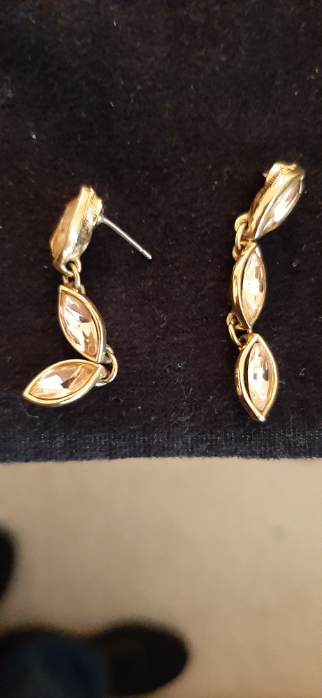 Monet Gold-tone Dangle Earrings - photo 2