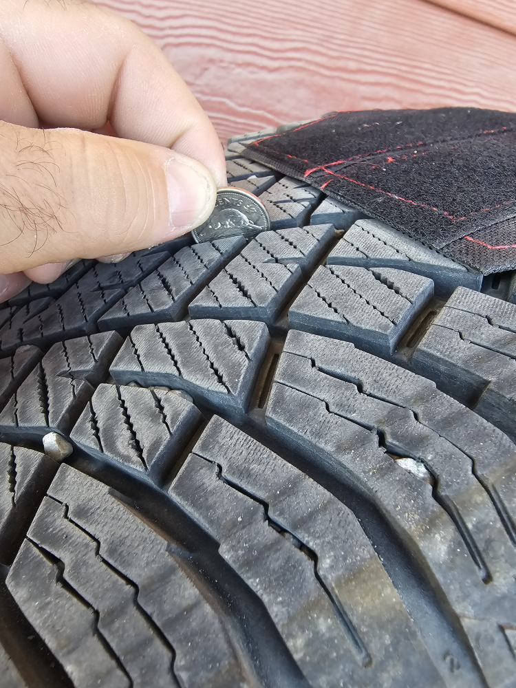 235/55R18 Nokian Hakkapelliita Winter Tires on Steel Rims