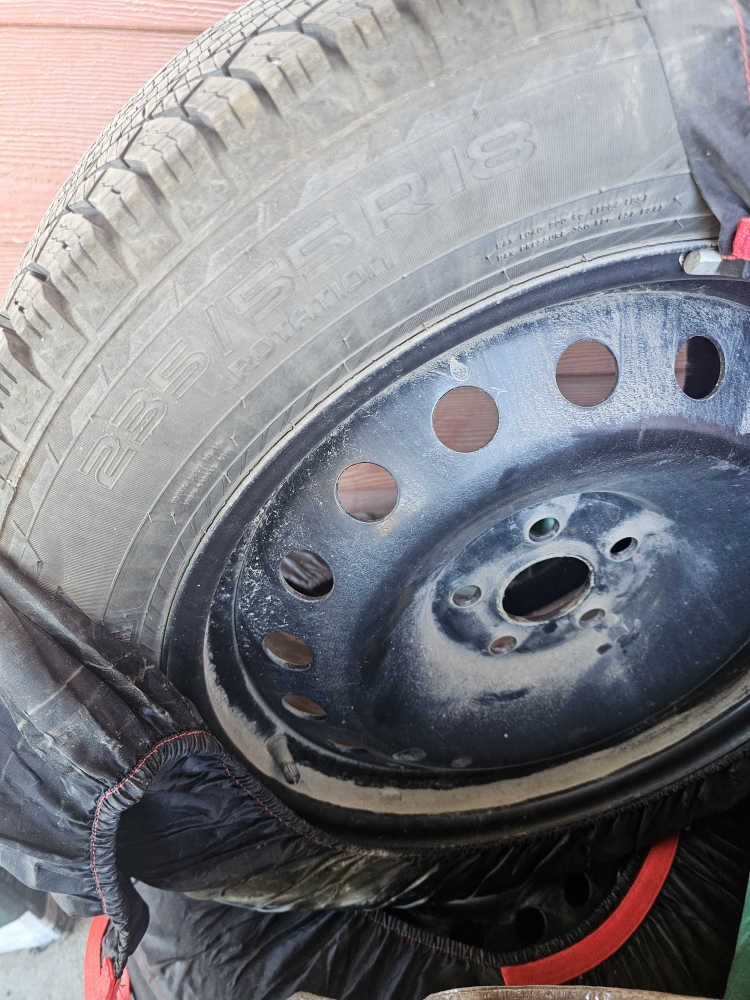 235/55R18 Nokian Hakkapelliita Winter Tires on Steel Rims - photo 3