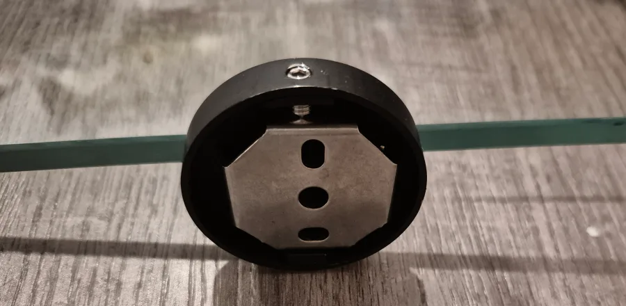 Set of 2 Floating Glass Corner Shelf - Matte Black image indicator(7)