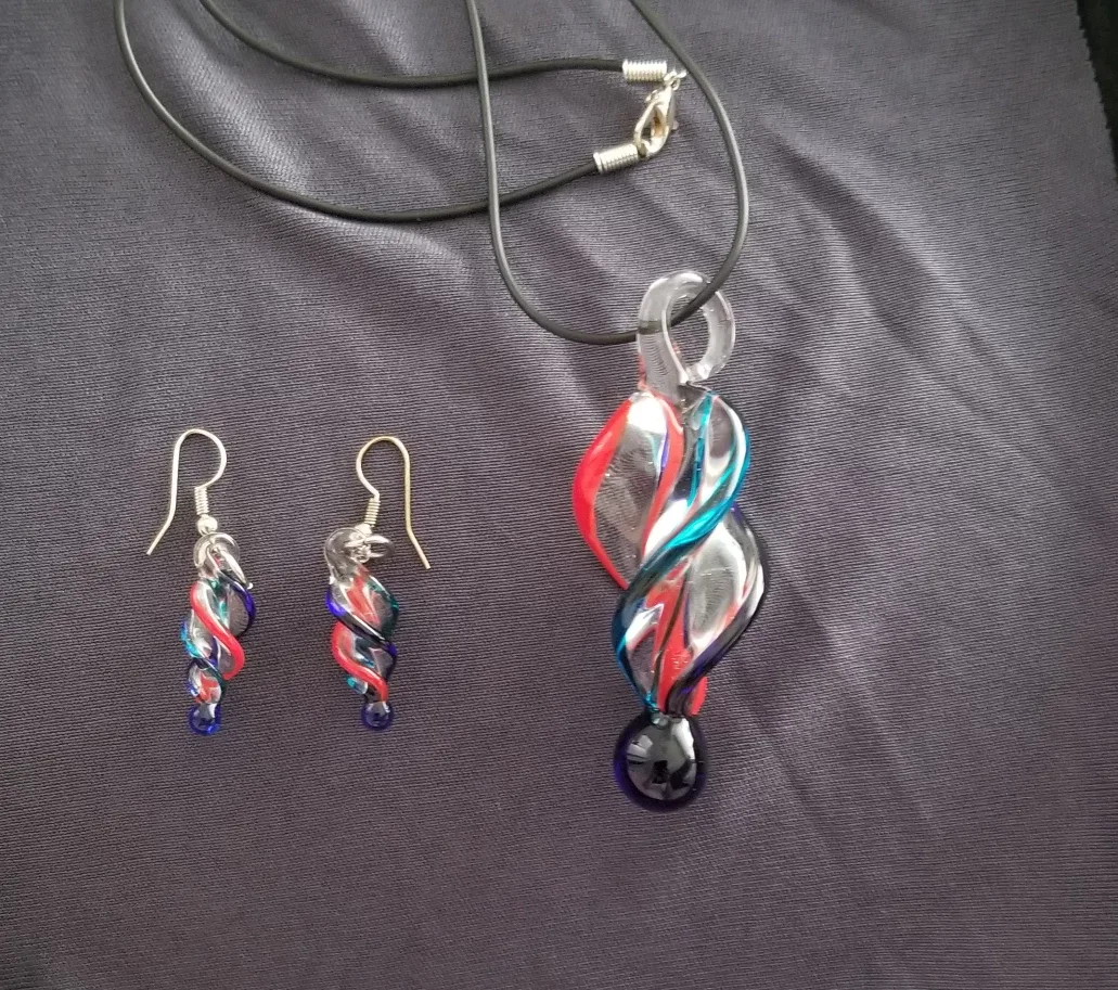 Glass Multicolor Swirl Set thumbnail