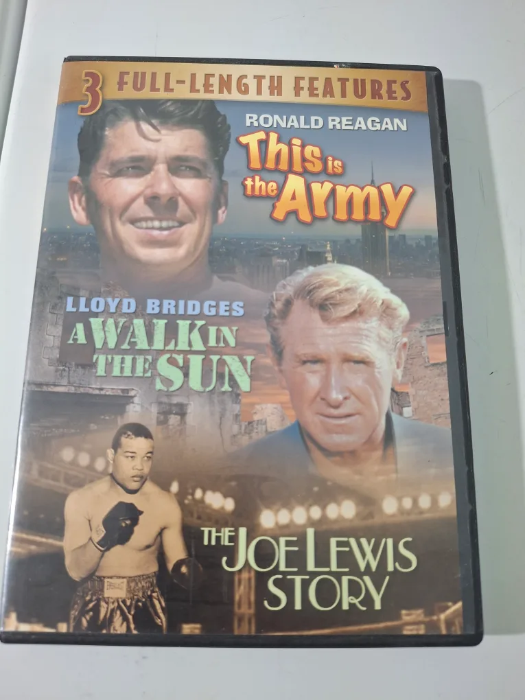 3 Movies in 1 DVD: Ronald Reagan, Lloyd Bridges, Joe Lewis Story thumbnail