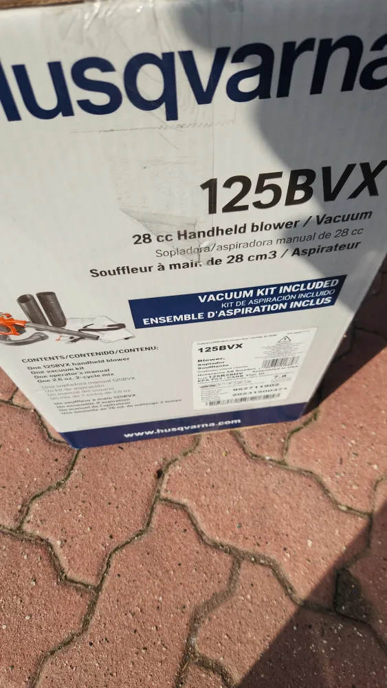 Husqvarna 125BVX Handheld Blower/Vacuum - New in Box! image indicator(2)