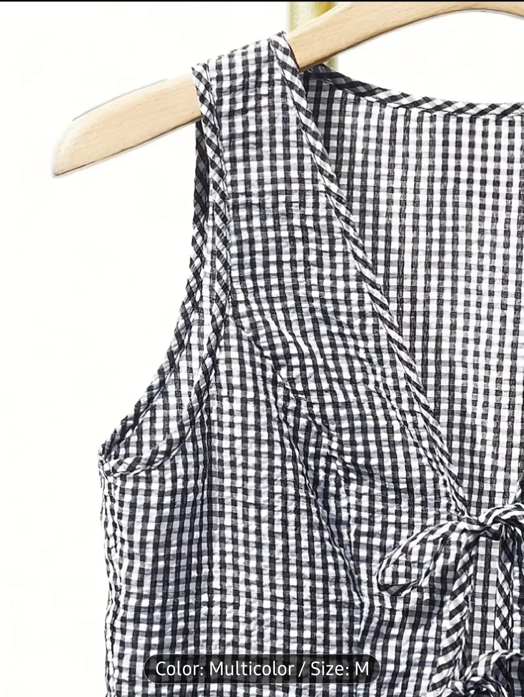 Plaid Two-Piece Set - Size M - photo 4