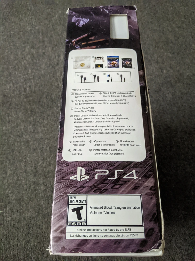 Destiny PS4 Box only       Limited Edition - photo 4