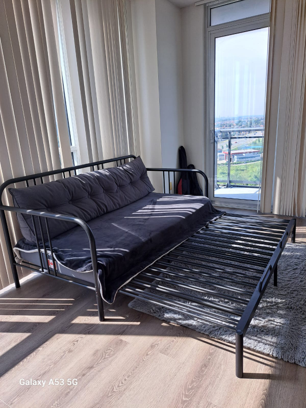 Grey Metal Frame Daybed- IKEA  almost new - photo 2