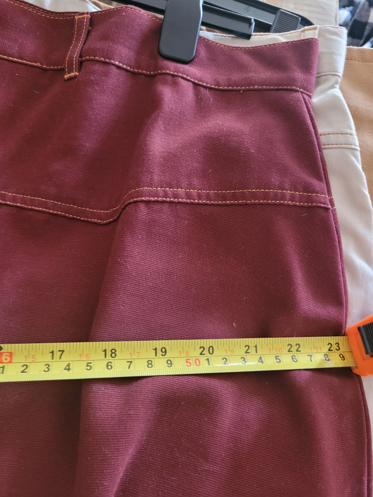 Burgundy Maxi jean Skirt - photo 3